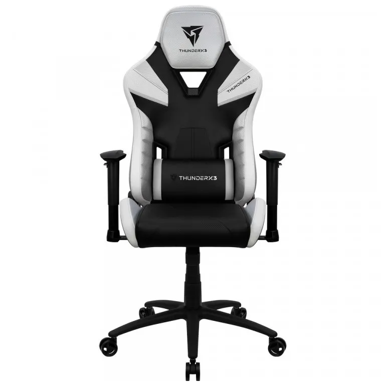 Scaun Gaming ThunderX3 TC5, PU Piele, Alb