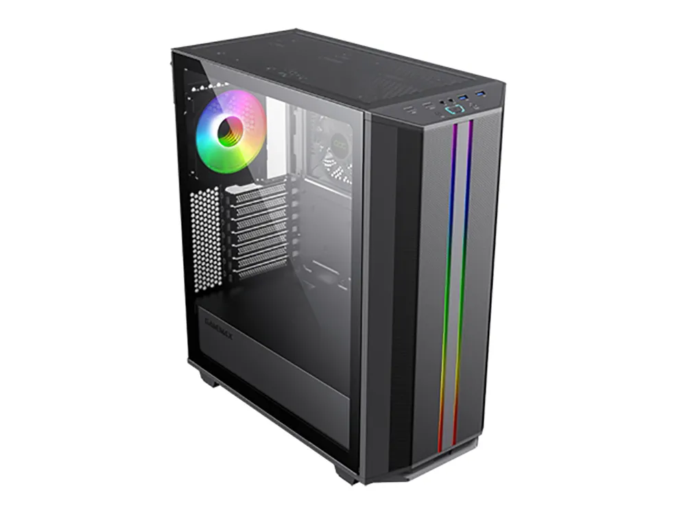Carcasă PC Gamemax Precision, Midi-Tower, ATX, Negru