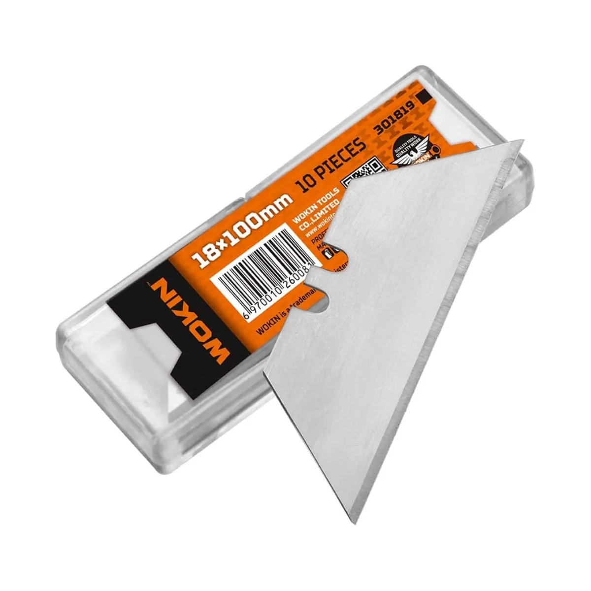 Set de 10 lame WOKIN 61x19x 0:6 mm