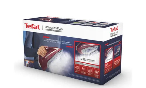 Утюг Tefal FV6820E0, 2800Вт, Бордовый