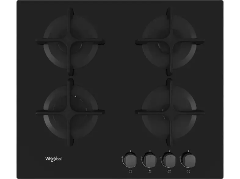 Plită pe gaz Whirlpool GOB 616/NB, Negru