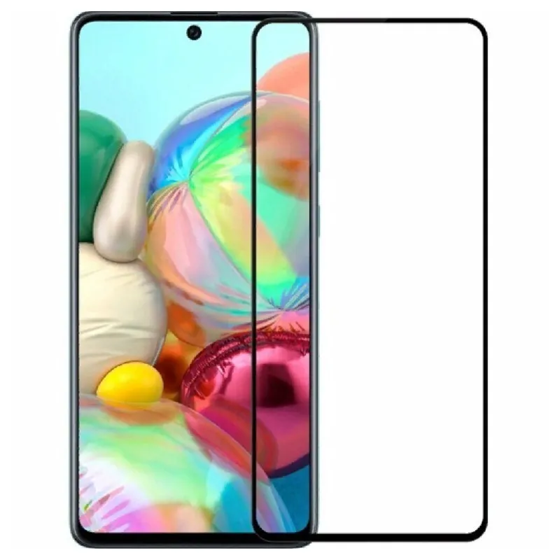 Защитное стекло Xcover Samsung Galaxy A71 Full Glue Premium, Чёрный