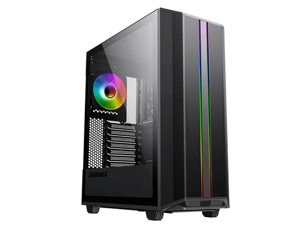 Carcasă PC Gamemax Precision, Midi-Tower, ATX, Negru