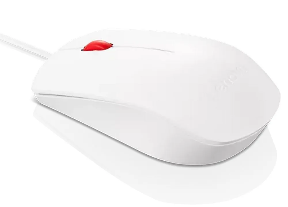 Мышь Lenovo Essential USB, Белый