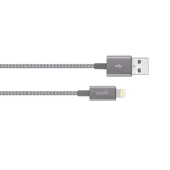 Кабель для зарядки и синхронизации Moshi iPhone Lighting USB Cable, USB Type-A/Lightning, 1,2м, Серый