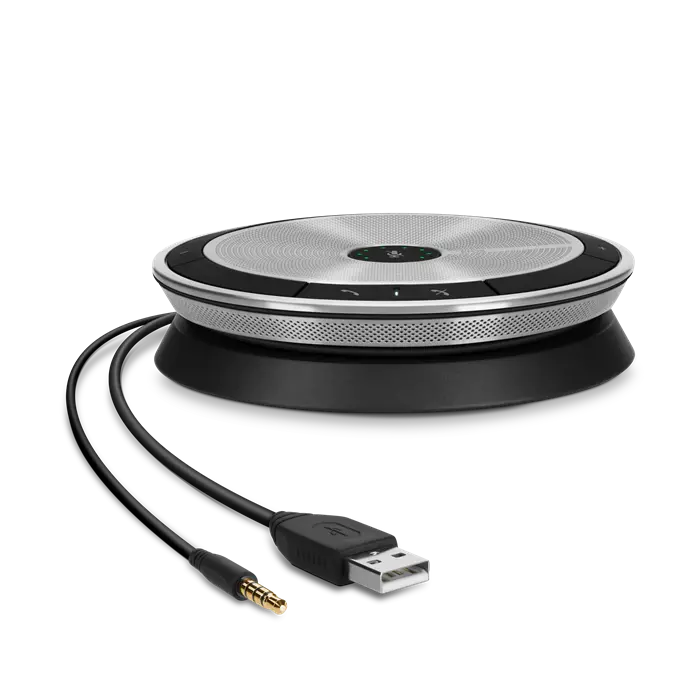 Microfon portabil pentru înregistrare vocală EPOS EXPAND SP 20 ML, Fără fir/Cu fir, Argintiu