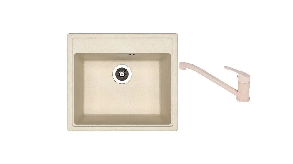 НАБОР мойка Dr Gans Nika 570 + SanDonna F 1066 бежевый