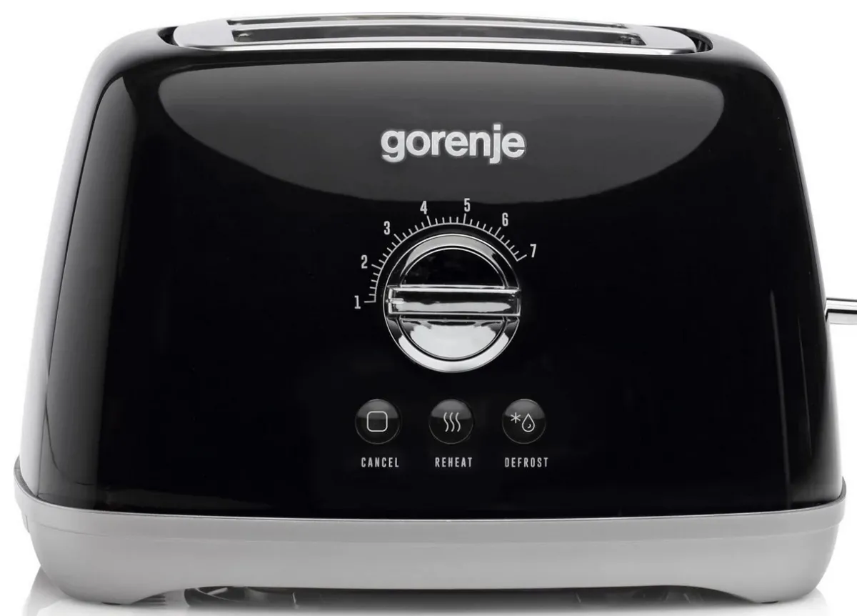 Toaster Gorenje Retro Collection T900RLBK, Negru