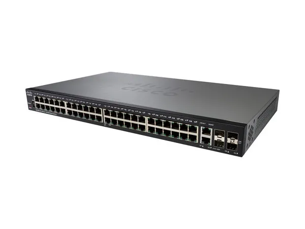 Сетевой коммутатор Cisco SF250-48, 4x 10/100 Мбит/с, 4x SFP
