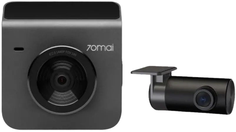Set DashCam față și spate 70mai Dash Cam A400, 2560 x 1440, Gri
