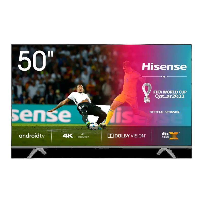 50" LED SMART TV Hisense H50A7400F, 3840 x 2160 4K, Android TV, Negru