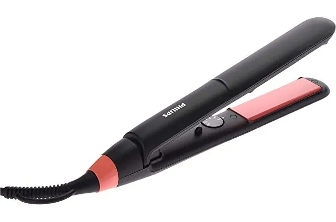 Placă de îndreptat părul Philips StraightCare Essential BHS376/00, Negru
