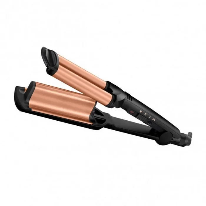 Ondulator de păr BaByliss Deep Waver W2447E, Negru | Auriu