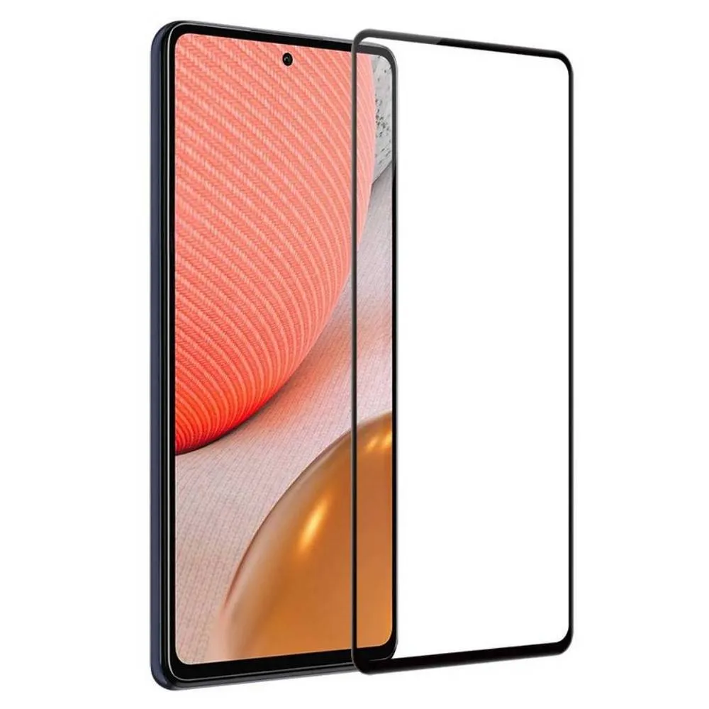 Защитное стекло Xcover Samsung Galaxy A72 Full Glue Premium, Чёрный