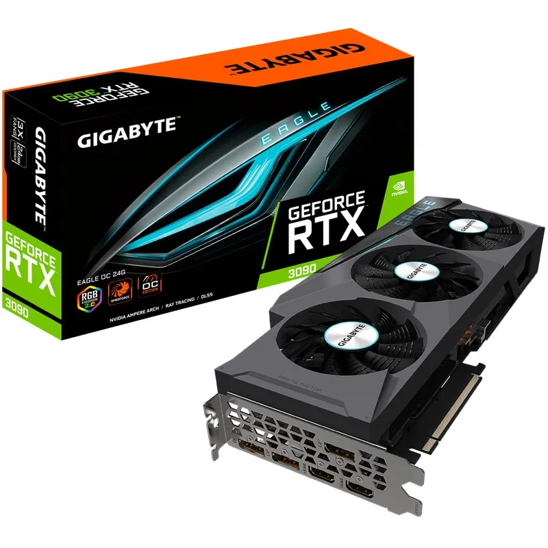 VGA Gigabyte RTX3090 24GB GDDR6X Eagle OC  (GV-N3090EAGLE OC-24GD)