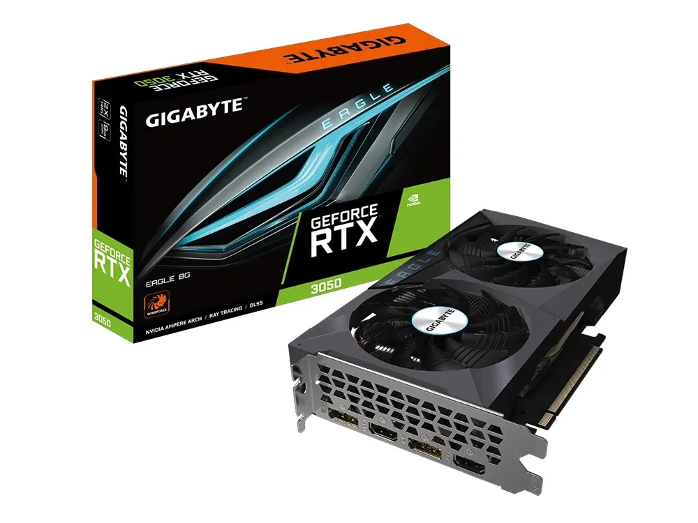 Placă Video Gigabyte GV-N3050EAGLE-8GD,  8GB GDDR6 128bit
