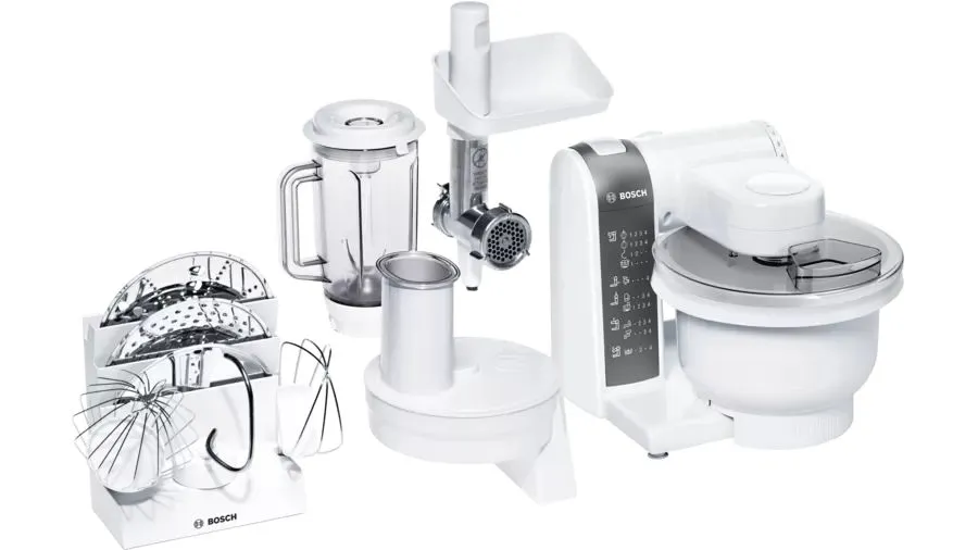 Robot de bucătărie Bosch MUM4855, Alb