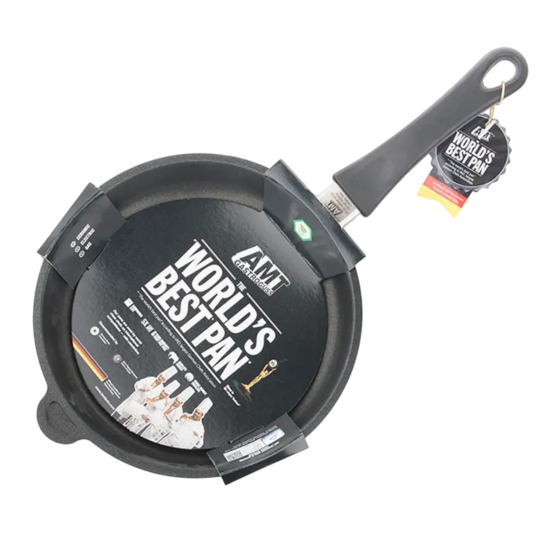 Сковорода AMT Gastroguss AMT-524-E, 1,3л, 24см, Чёрный