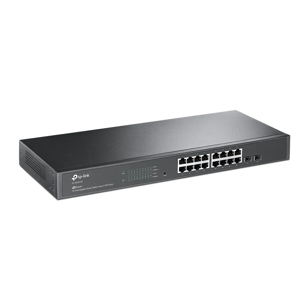 Сетевой коммутатор TP-LINK TL-SG2218, 16x 10/100/1000 Мбит/с, 2x SFP