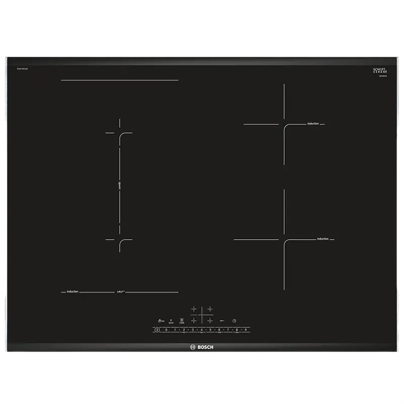 Индукционная варочная панель Bosch PVS775FC5E, Чёрный