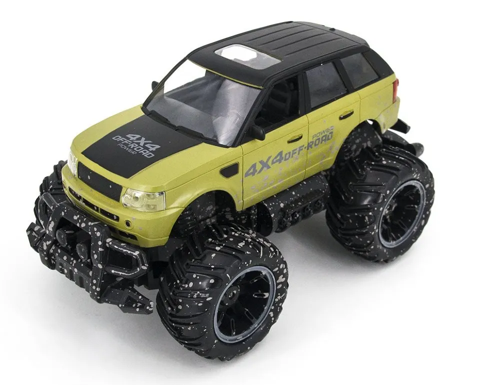Jucărie cu telecomandă Crazon 4CH Off-Road Car, 1:14, Camuflaj (17MUD02B)