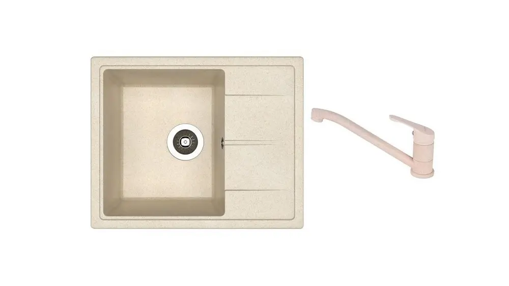 НАБОР мойки Dr Gans Nika 580 + SanDonna F 1066 бежевый