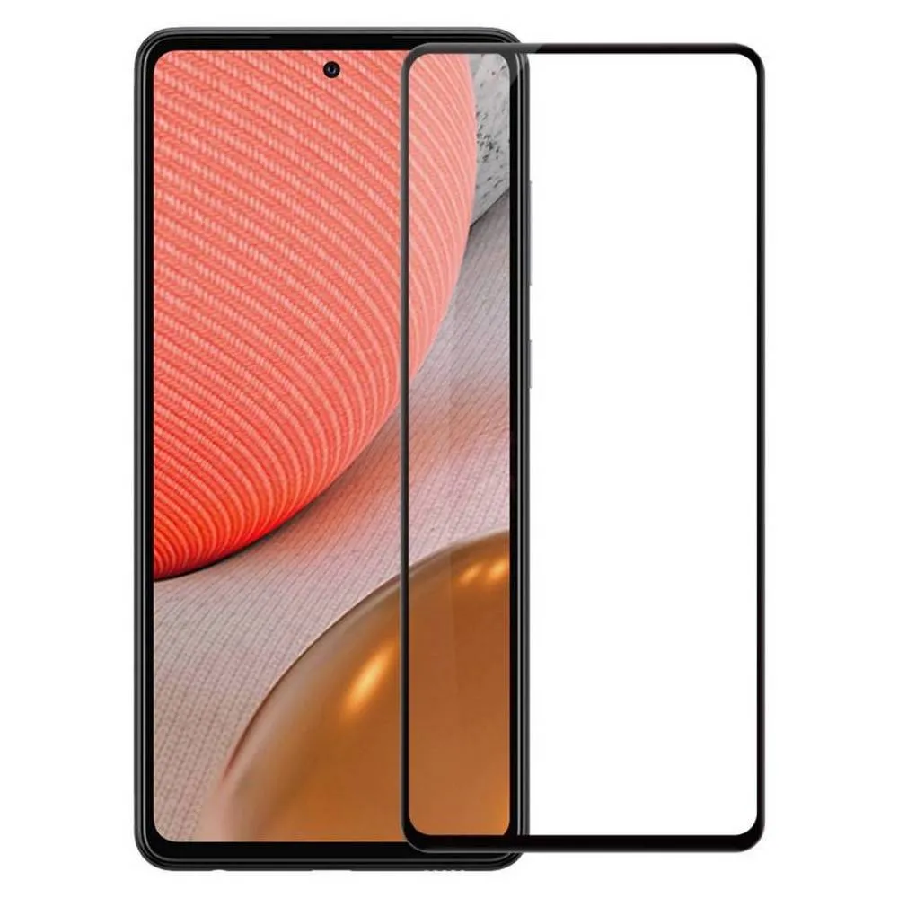 Защитное стекло Xcover Samsung Galaxy A72 Full Glue Premium, Чёрный