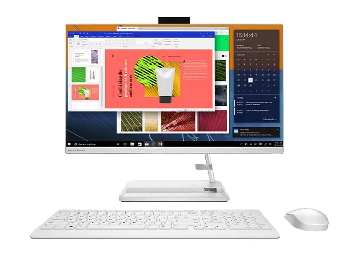 Computer All-in-One Lenovo IdeaCentre 3 24ALC6, 23,8", AMD Ryzen 3 5300U, 8GB/256GB, Windows 11 Pro, Alb