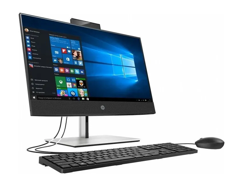 Computer All-in-One HP ProOne 400 G6, 23,8", Intel Core i5-10500T, 8GB/512GB, Windows 10 Pro, Negru