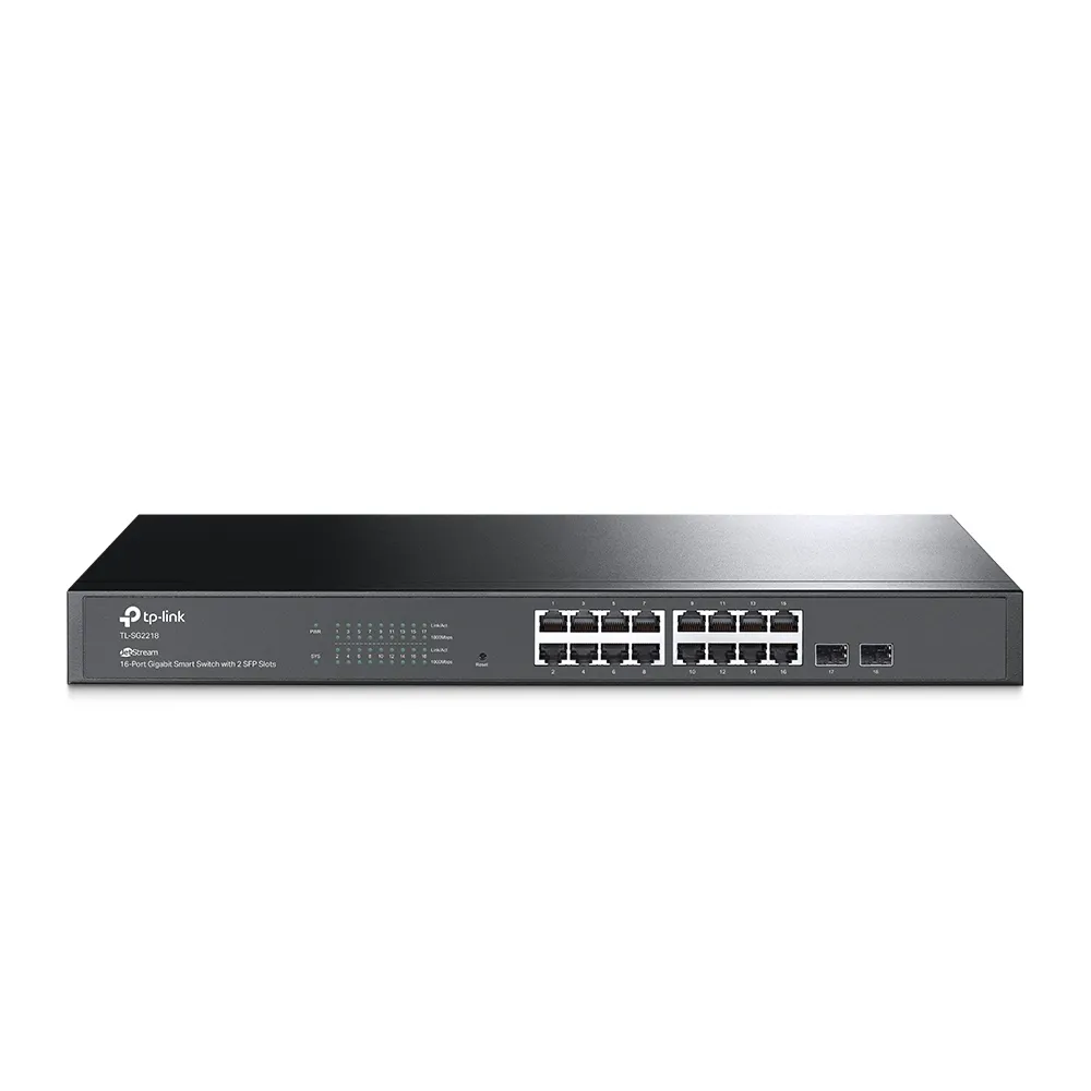 Сетевой коммутатор TP-LINK TL-SG2218, 16x 10/100/1000 Мбит/с, 2x SFP