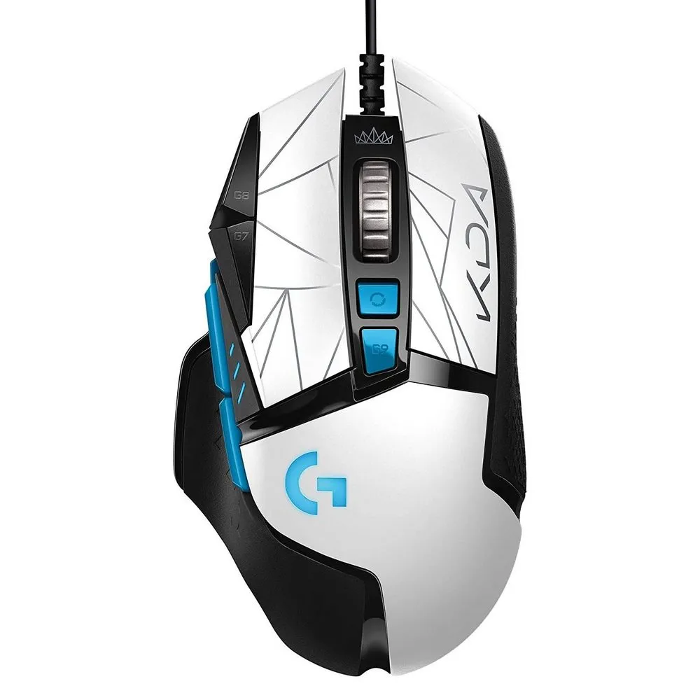Игровая мышь Logitech G502 Hero, Черный/Белый