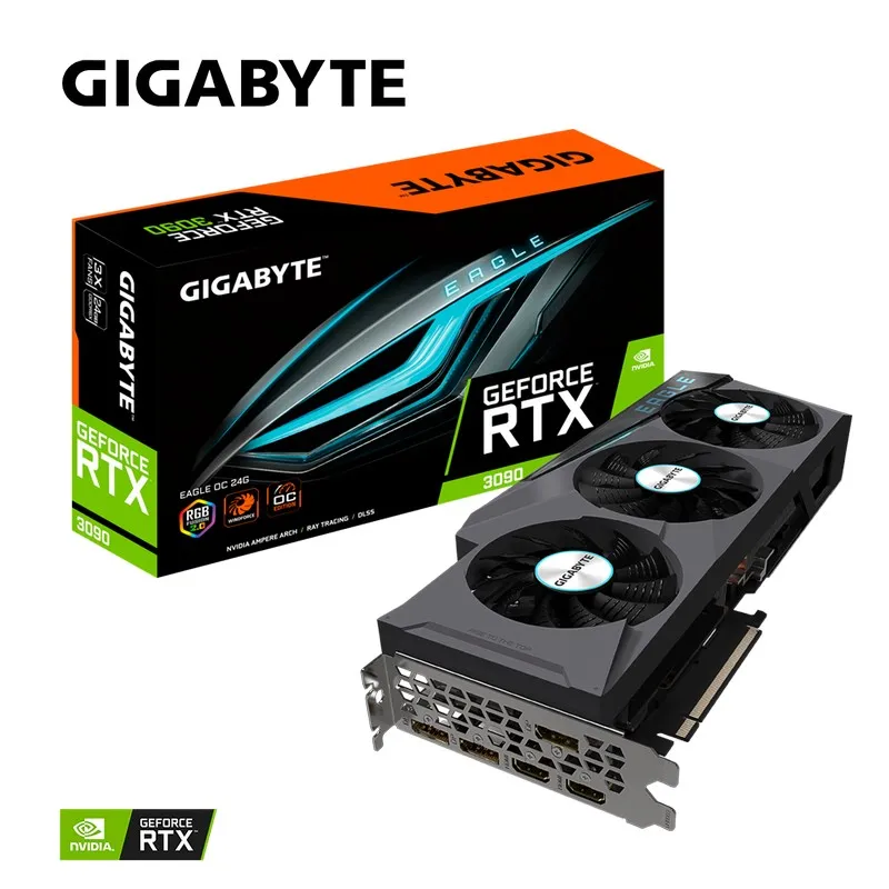VGA Gigabyte RTX3090 24GB GDDR6X Eagle OC  (GV-N3090EAGLE OC-24GD)