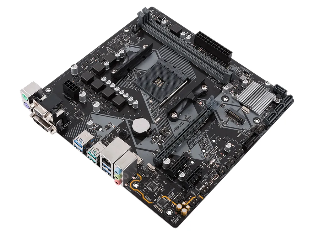 Материнская плата Gigabyte B450M K, AM4, AMD B450, Micro-ATX