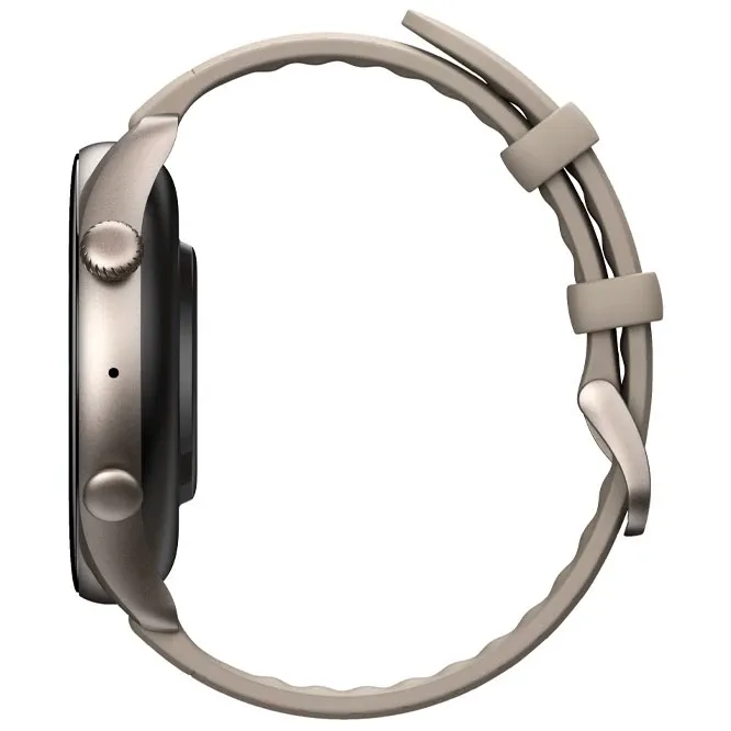 Ceas inteligent Xiaomi Amazfit GTR 3, Carcasă din aluminiu de culoare gri cu bandă din silicon gri