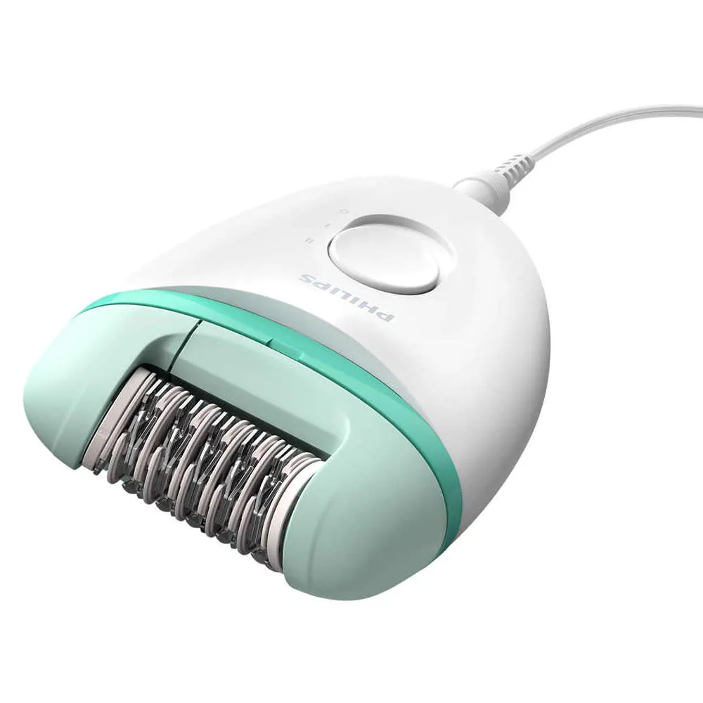Epilator PHILIPS BRE245/00, Alb/Verde