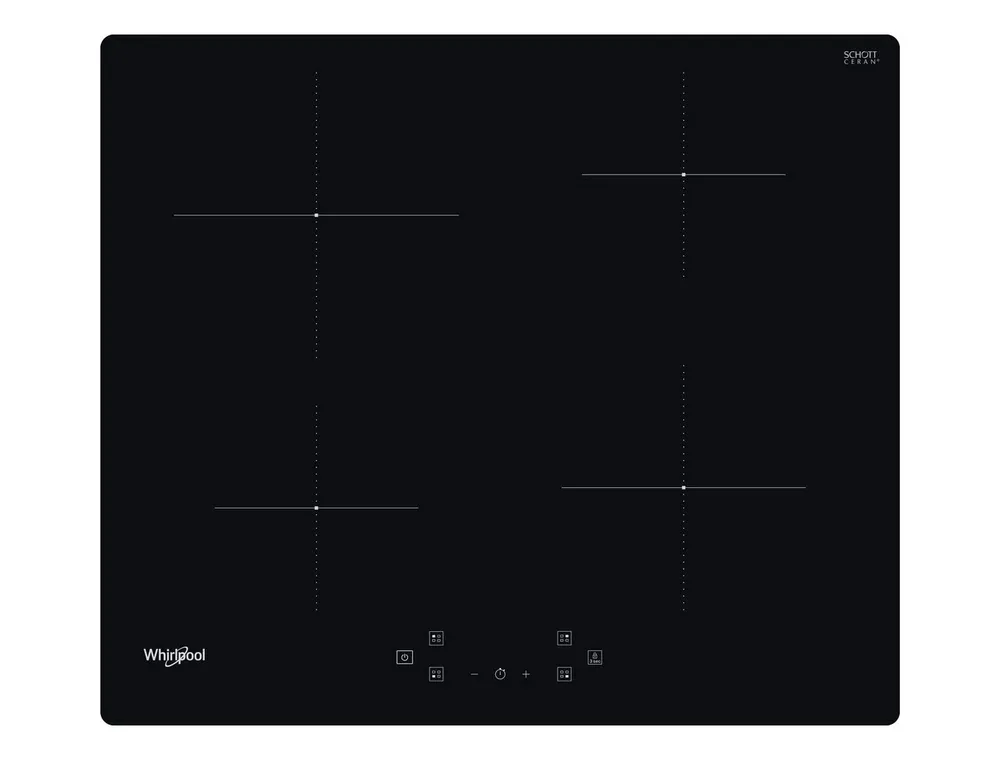 Plită cu inducție Whirlpool WS Q4860 NE, Negru