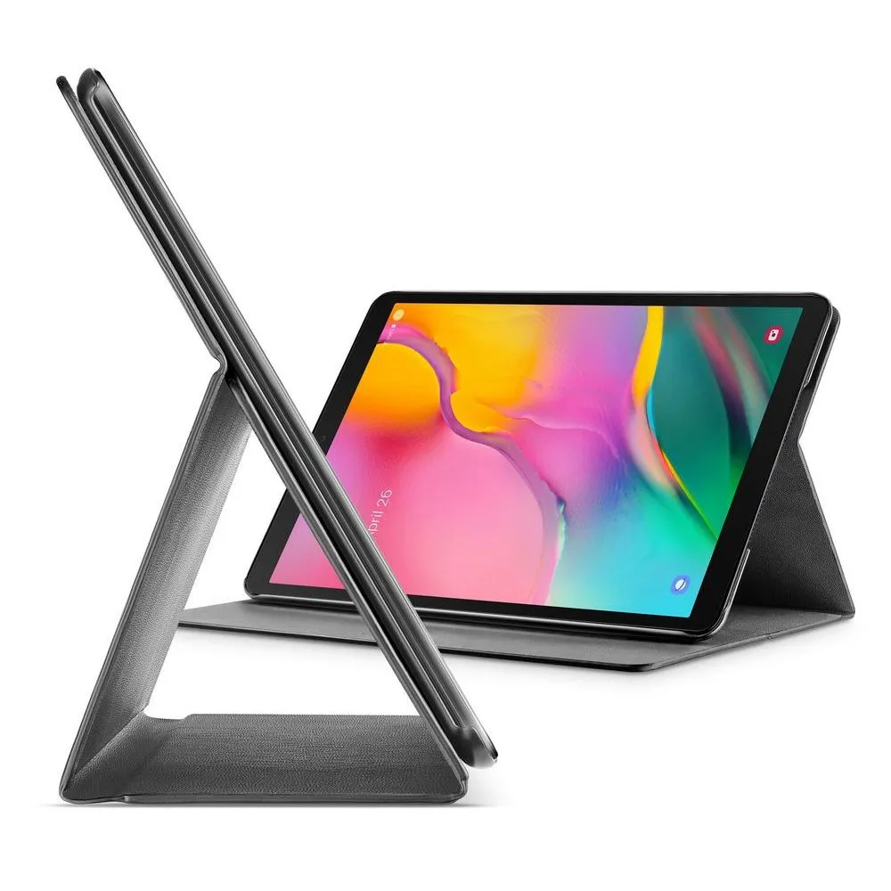 Cellular Samsung Galaxy TAB A 10.1 2019,Stand Case, Black