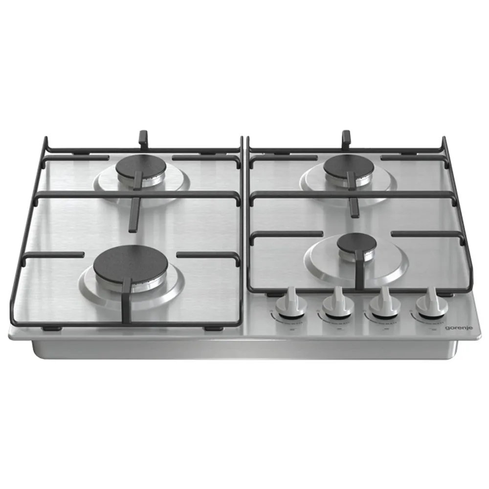 Plită pe gaz Gorenje G 641 EX, Oțel inoxidabil