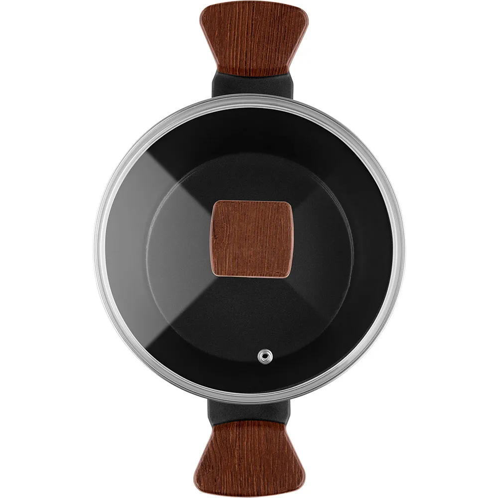 Cratiță Polaris Albero-24C, 4L, 24cm, Negru