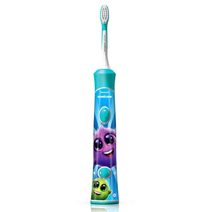 Periuța de dinți electrică sonică PHILIPS Sonicare For Kids HX6322/04, Turcoaz