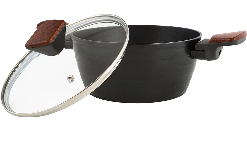 Cratiță Polaris Albero-24C, 4L, 24cm, Negru