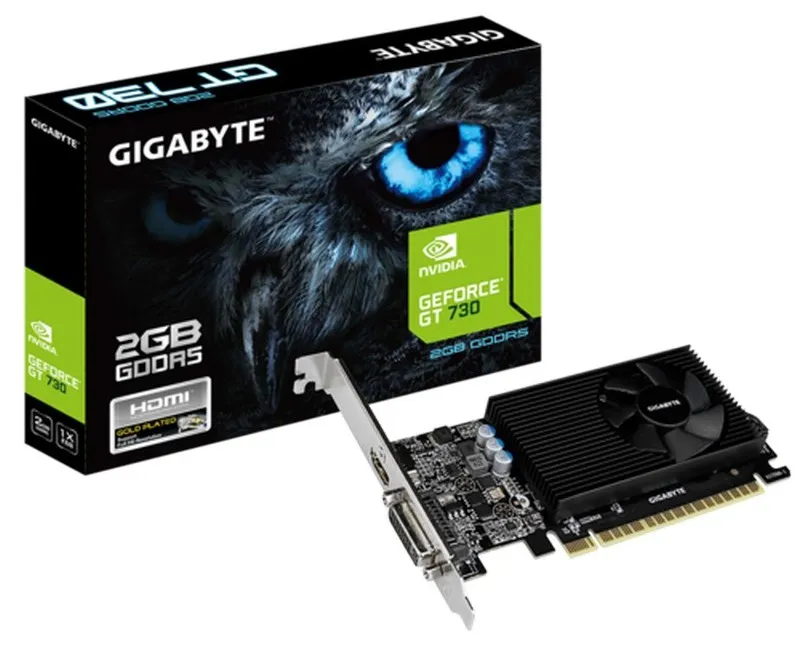 Видеокарта Gigabyte GV-N730D5-2GL,  2ГБ GDDR5 64бит