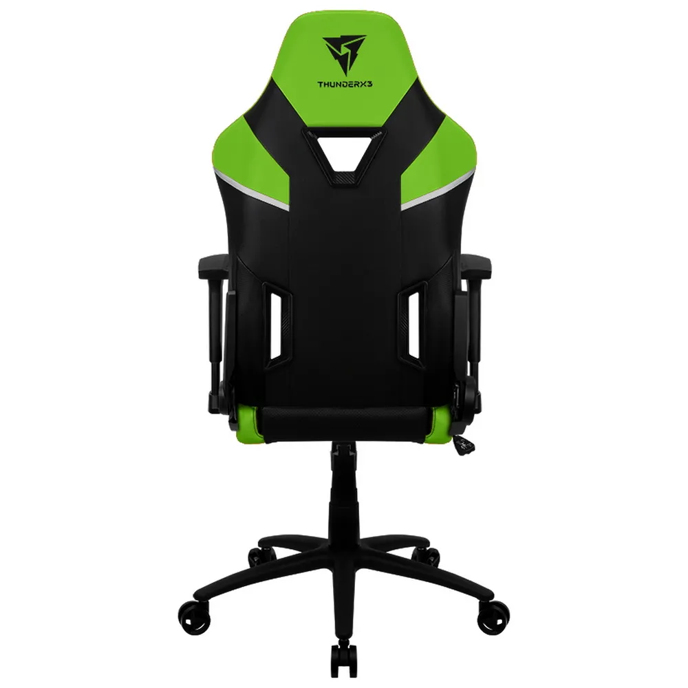 Scaun Gaming ThunderX3 TC5, PU Piele, Negru/Verde