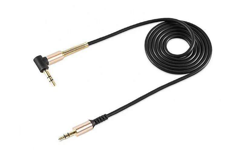 Cablu audio Hoco UPA02, 3.5 mm - 3.5 mm, 1m, Negru