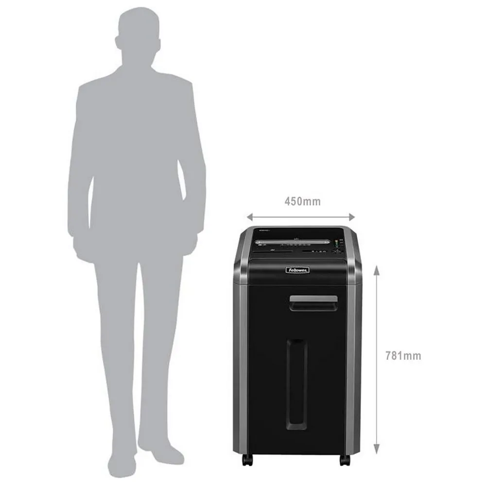 Shredder Fellowes Powershred 225Сi, Negru