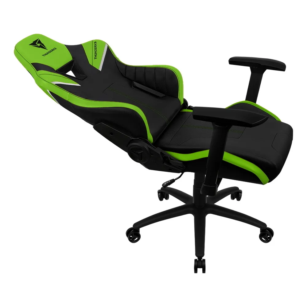 Scaun Gaming ThunderX3 TC5, PU Piele, Negru/Verde