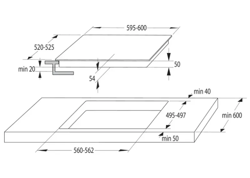 Plită cu inducție Gorenje IT 643 SYW, Alb