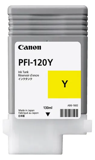Cartuș de cerneală Canon PFI-120, 130ml, Galben