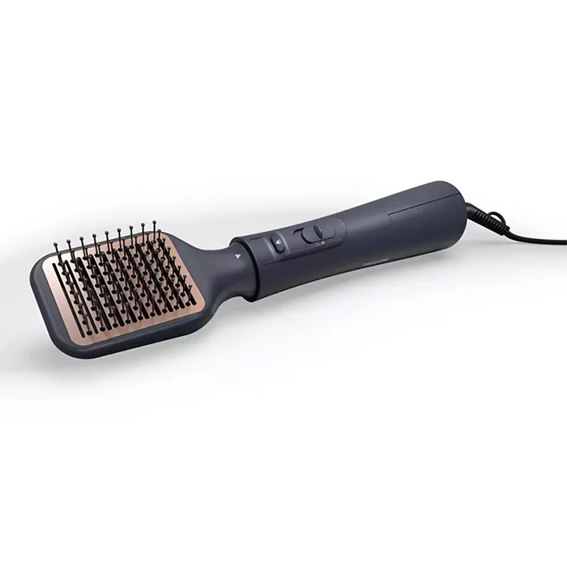 Uscător de păr-perie Philips BHA530/00, 1000W, Negru