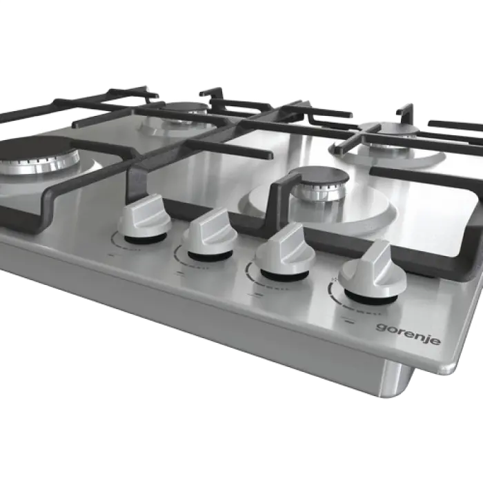 Plită pe gaz Gorenje G 641 EX, Oțel inoxidabil